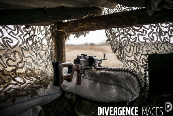Un village sur la ligne de front ukrainienne.