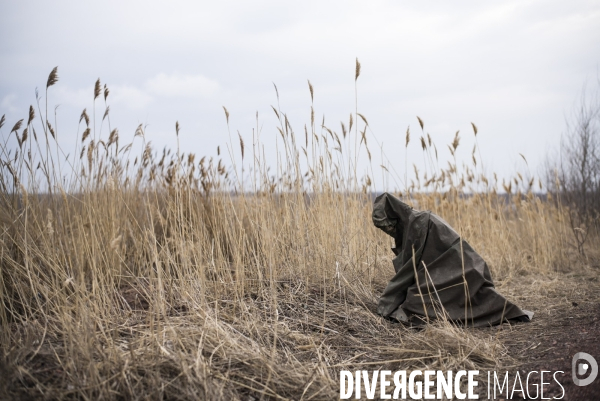 Un village sur la ligne de front ukrainienne.