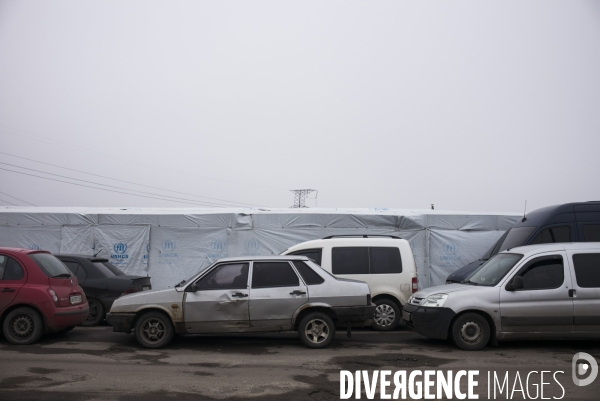 Un village sur la ligne de front ukrainienne.