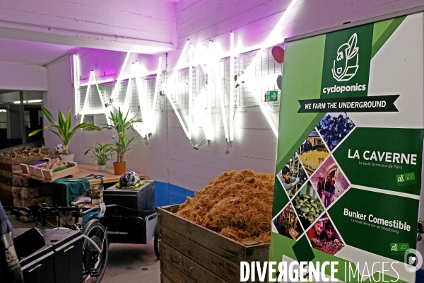 La Caverne, la premiere ferme urbaine dans un parking souterrain