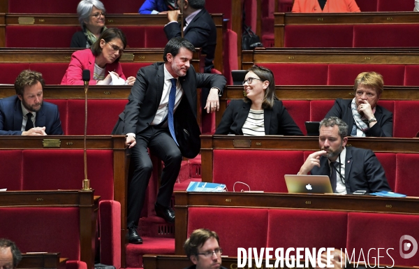 Manuel Valls avec Amelie de Montchalin