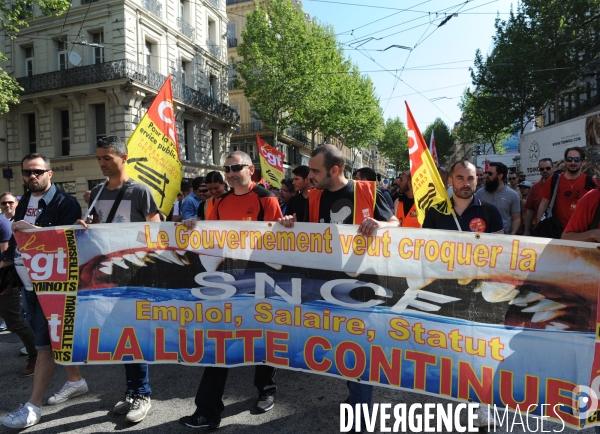 Manifestation CGT aujourd hui à Marseille