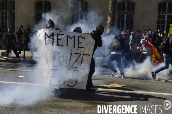 Manifestation Interprofessionnel Paris  Interprofessional Demonstration Paris