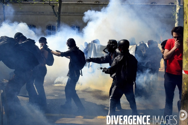 Manifestation Interprofessionnel Paris  Interprofessional Demonstration Paris