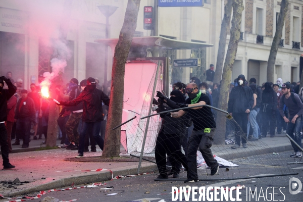 Manifestation Interprofessionnel Paris  Interprofessional Demonstration Paris