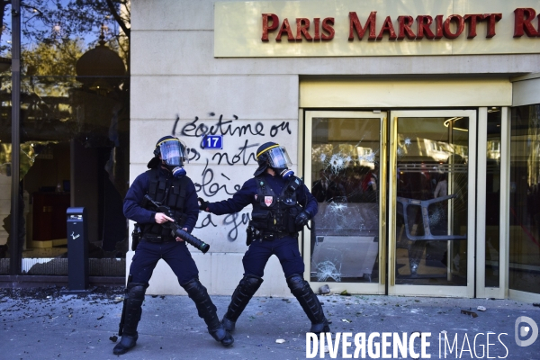 Manifestation Interprofessionnel Paris  Interprofessional Demonstration Paris