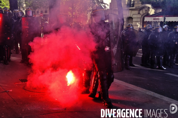 Manifestation Interprofessionnel Paris  Interprofessional Demonstration Paris