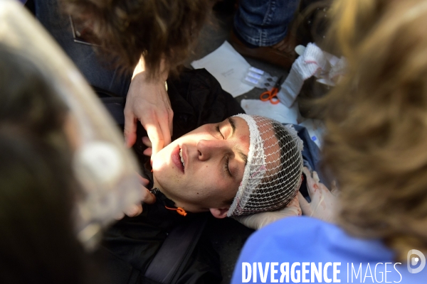 Manifestation Interprofessionnel Paris  Interprofessional Demonstration Paris