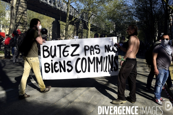 Manifestation Interprofessionnel Paris  Interprofessional Demonstration Paris