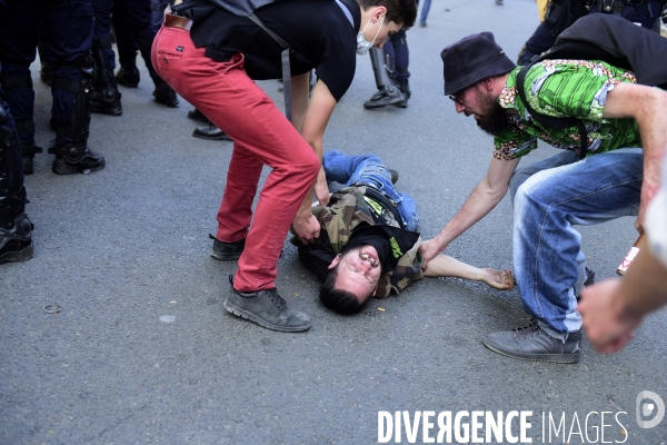 Manifestation Interprofessionnel Paris  Interprofessional Demonstration Paris