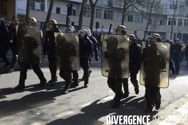 Manifestation Interprofessionnel Paris  Interprofessional Demonstration Paris