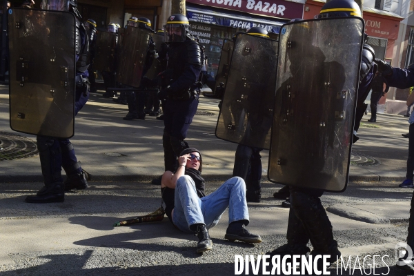 Manifestation Interprofessionnel Paris  Interprofessional Demonstration Paris