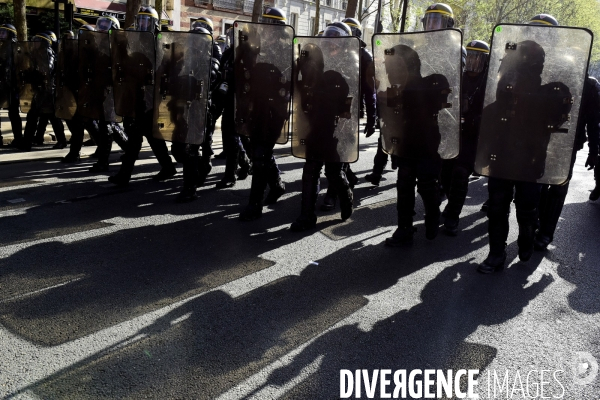 Manifestation Interprofessionnel Paris  Interprofessional Demonstration Paris