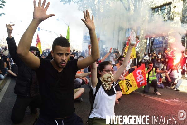 Manifestation Interprofessionnel Paris  Interprofessional Demonstration Paris