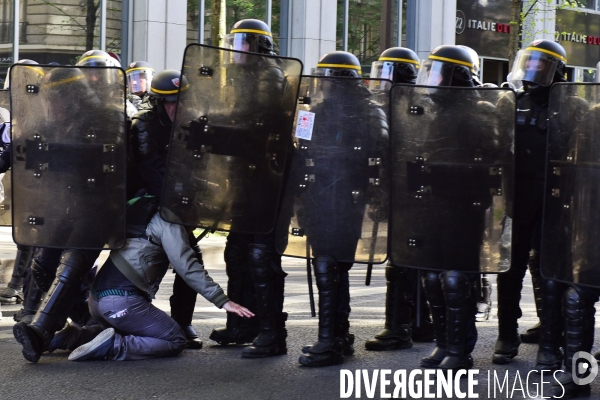 Manifestation Interprofessionnel Paris  Interprofessional Demonstration Paris