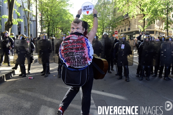 Manifestation Interprofessionnel Paris  Interprofessional Demonstration Paris