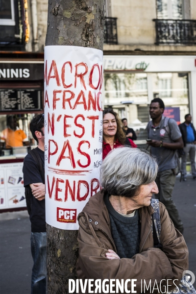 Grève à la SNCF, Manifestation interprofessionnelle.