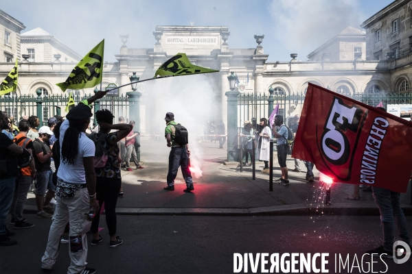 Grève à la SNCF, Manifestation interprofessionnelle.