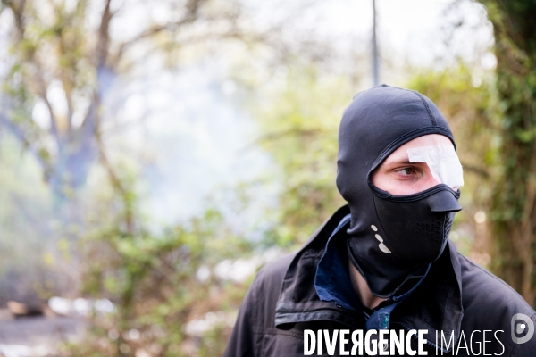 Sur le front de la ZAD à Notre-Dame-des-Landes