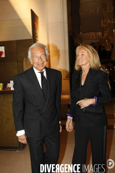 Dîner de gala pour lancer l exposition de voitures anciennes du couturier Ralph LAUREN au musée des Arts Decoratifs