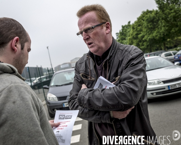 Un jour avec Herve POLY, candidat PCF suppleant de Jean-Luc Melenchon pour les legislatives 2012