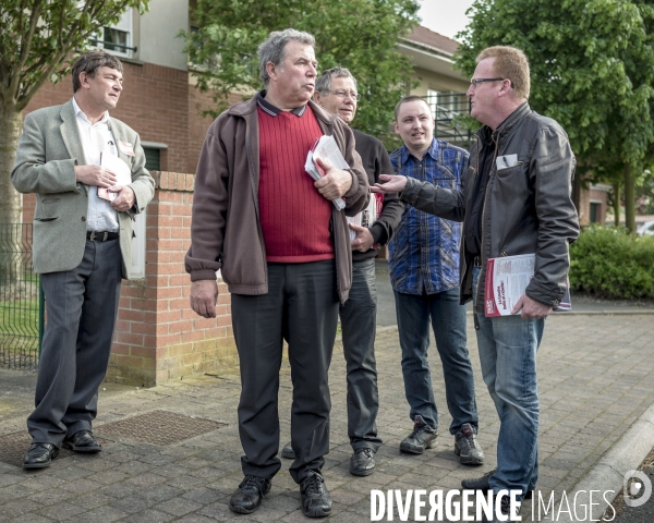 Un jour avec Herve POLY, candidat PCF suppleant de Jean-Luc Melenchon pour les legislatives 2012