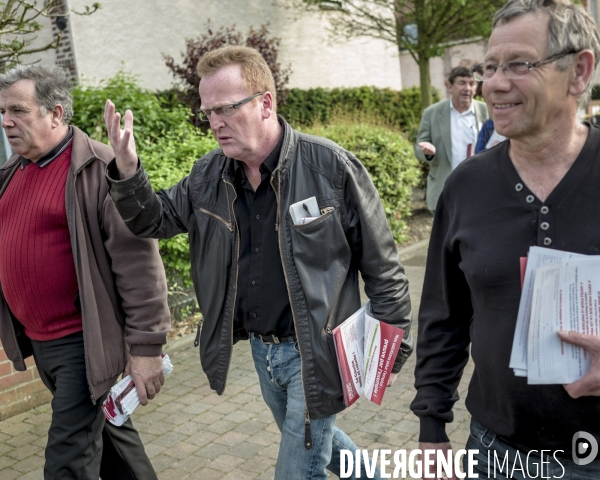 Un jour avec Herve POLY, candidat PCF suppleant de Jean-Luc Melenchon pour les legislatives 2012