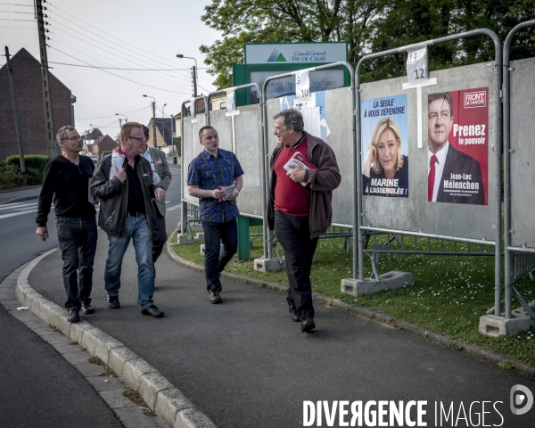 Un jour avec Herve POLY, candidat PCF suppleant de Jean-Luc Melenchon pour les legislatives 2012