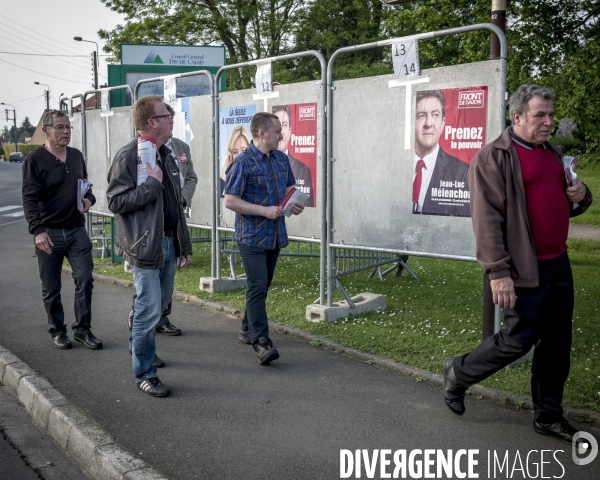 Un jour avec Herve POLY, candidat PCF suppleant de Jean-Luc Melenchon pour les legislatives 2012