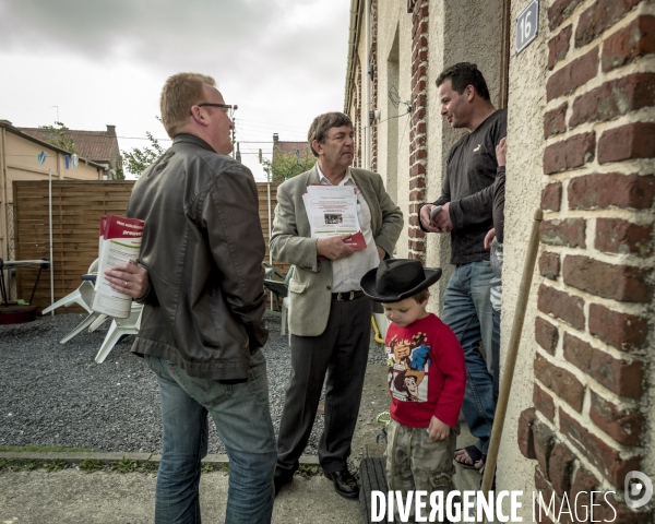 Un jour avec Herve POLY, candidat PCF suppleant de Jean-Luc Melenchon pour les legislatives 2012