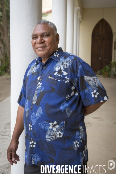 Roch Apikaoua, vicaire général de l archidiocèse de Nouméa, Nouvelle-Calédonie