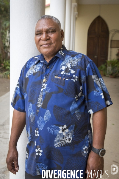 Roch Apikaoua, vicaire général de l archidiocèse de Nouméa, Nouvelle-Calédonie