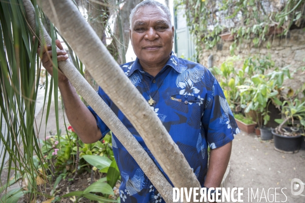 Roch Apikaoua, vicaire général de l archidiocèse de Nouméa, Nouvelle-Calédonie