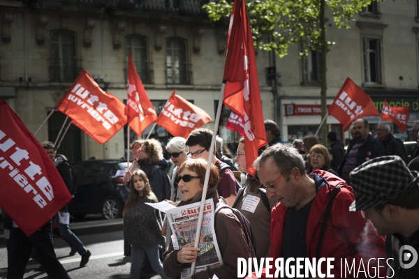 1er mai (dispersé) à Tours.