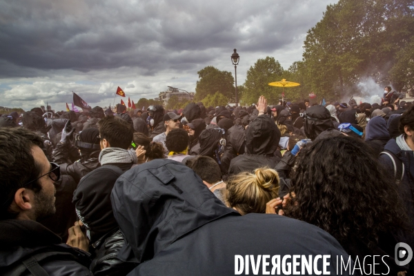 1er Mai 2018 sous les Gaz Lacrymongenes