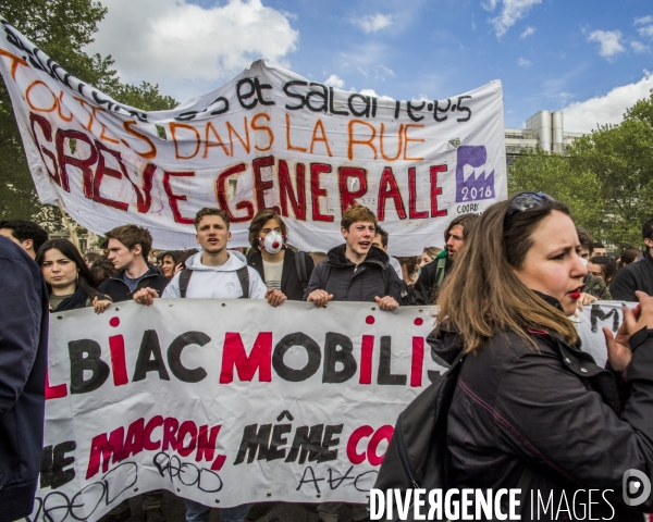1er Mai 2018 sous les Gaz Lacrymongenes
