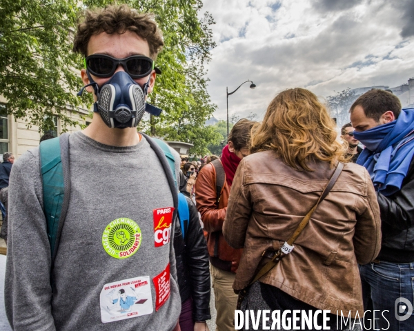 1er Mai 2018 sous les Gaz Lacrymongenes