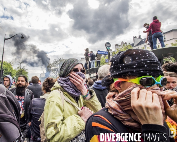 1er Mai 2018 sous les Gaz Lacrymongenes