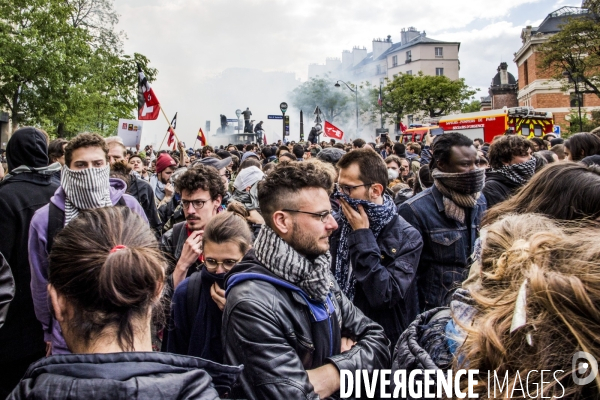 1er Mai 2018 sous les Gaz Lacrymongenes