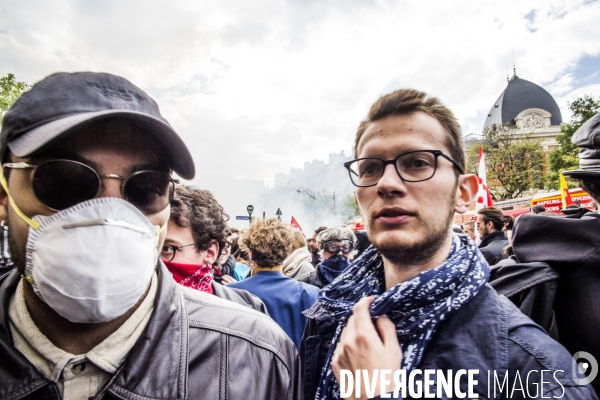 1er Mai 2018 sous les Gaz Lacrymongenes