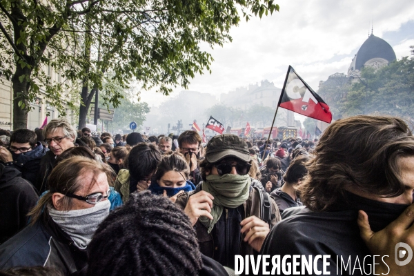 1er Mai 2018 sous les Gaz Lacrymongenes