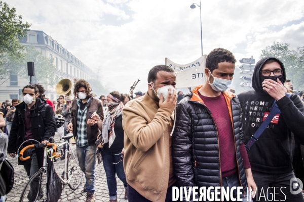 1er Mai 2018 sous les Gaz Lacrymongenes