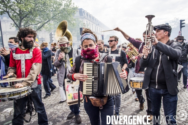 1er Mai 2018 sous les Gaz Lacrymongenes