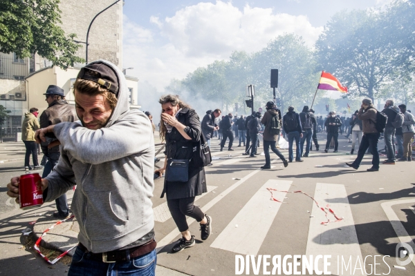 1er Mai 2018 sous les Gaz Lacrymongenes