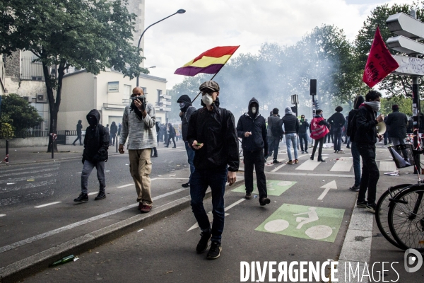 1er Mai 2018 sous les Gaz Lacrymongenes