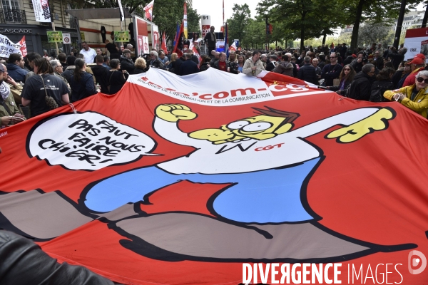 Journée de manifestation du 1er mai 2018 à Paris.