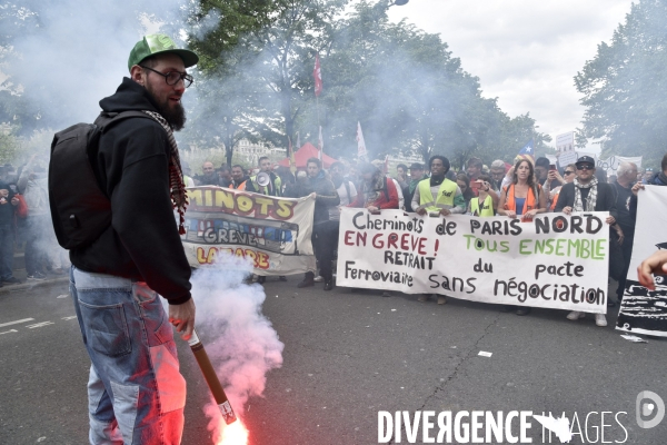 Journée de manifestation du 1er mai 2018 à Paris.