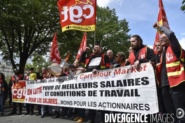 Journée de manifestation du 1er mai 2018 à Paris.