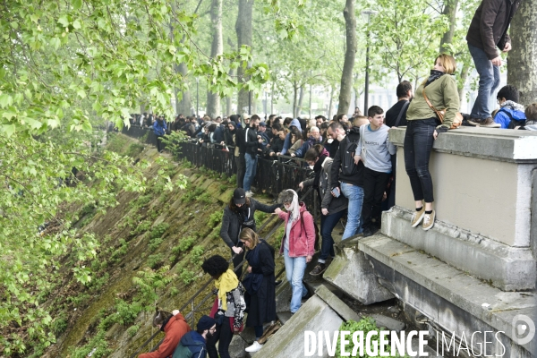 Journée de manifestation du 1er mai 2018 à Paris.