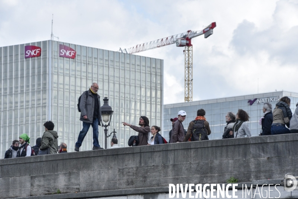 Journée de manifestation du 1er mai 2018 à Paris.